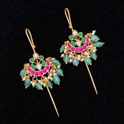 Kundan needle cuffs